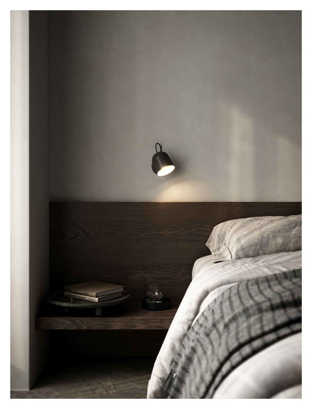 dftp Angle Wall Lamp, Black