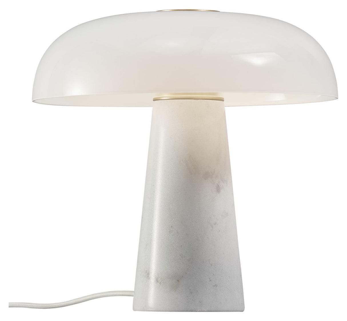 dftp Glossy Table Lamp, White