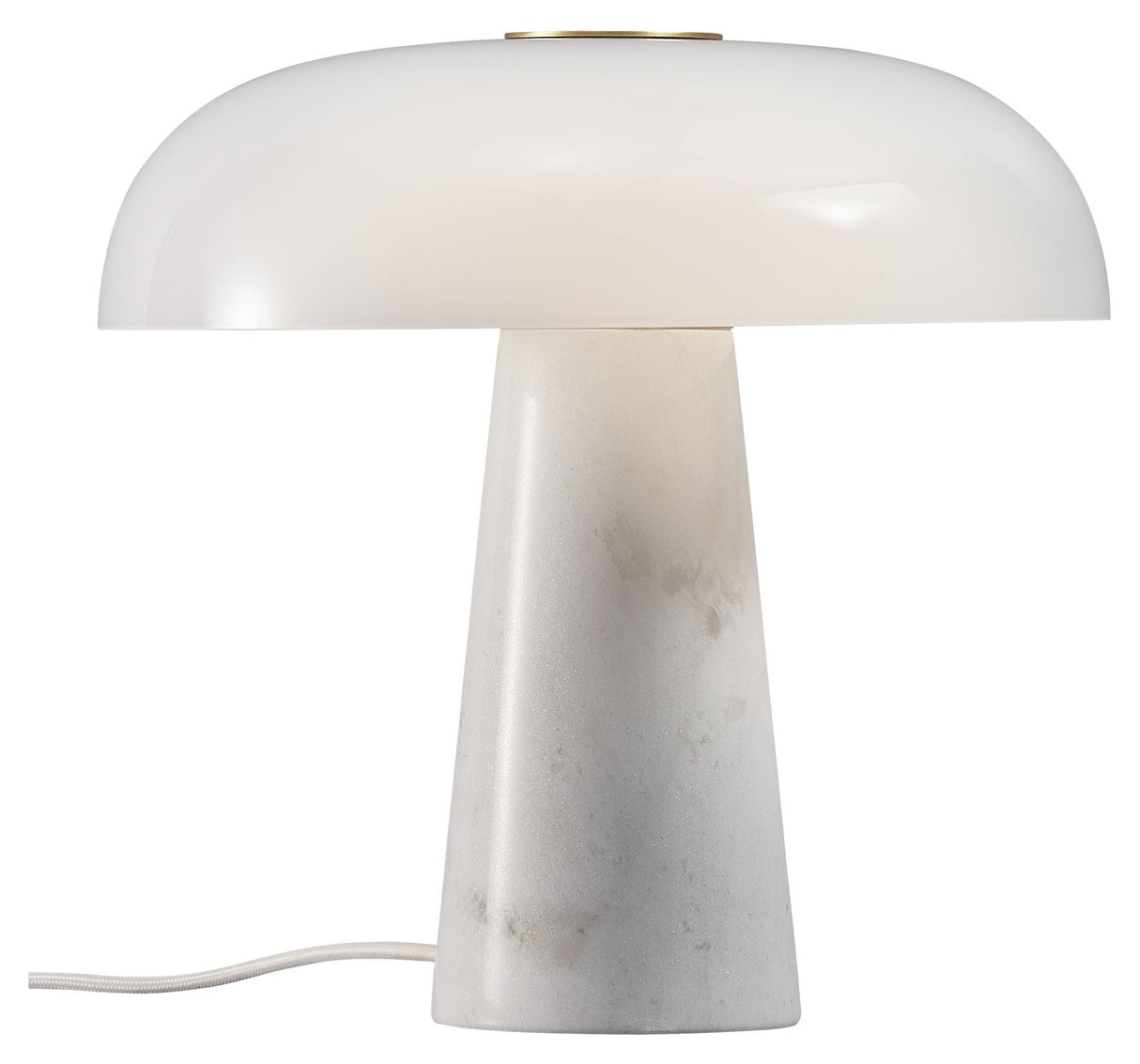 dftp Glossy Table Lamp, White