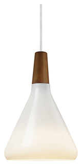 dftp Nori 18 Pendant luminaire, white glass