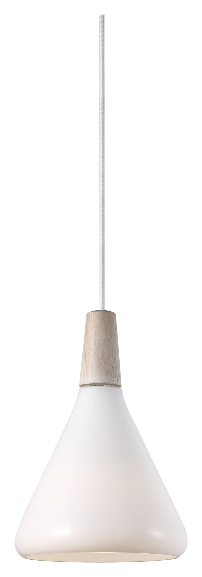 dftp Nori 18 Pendant luminaire, white glass