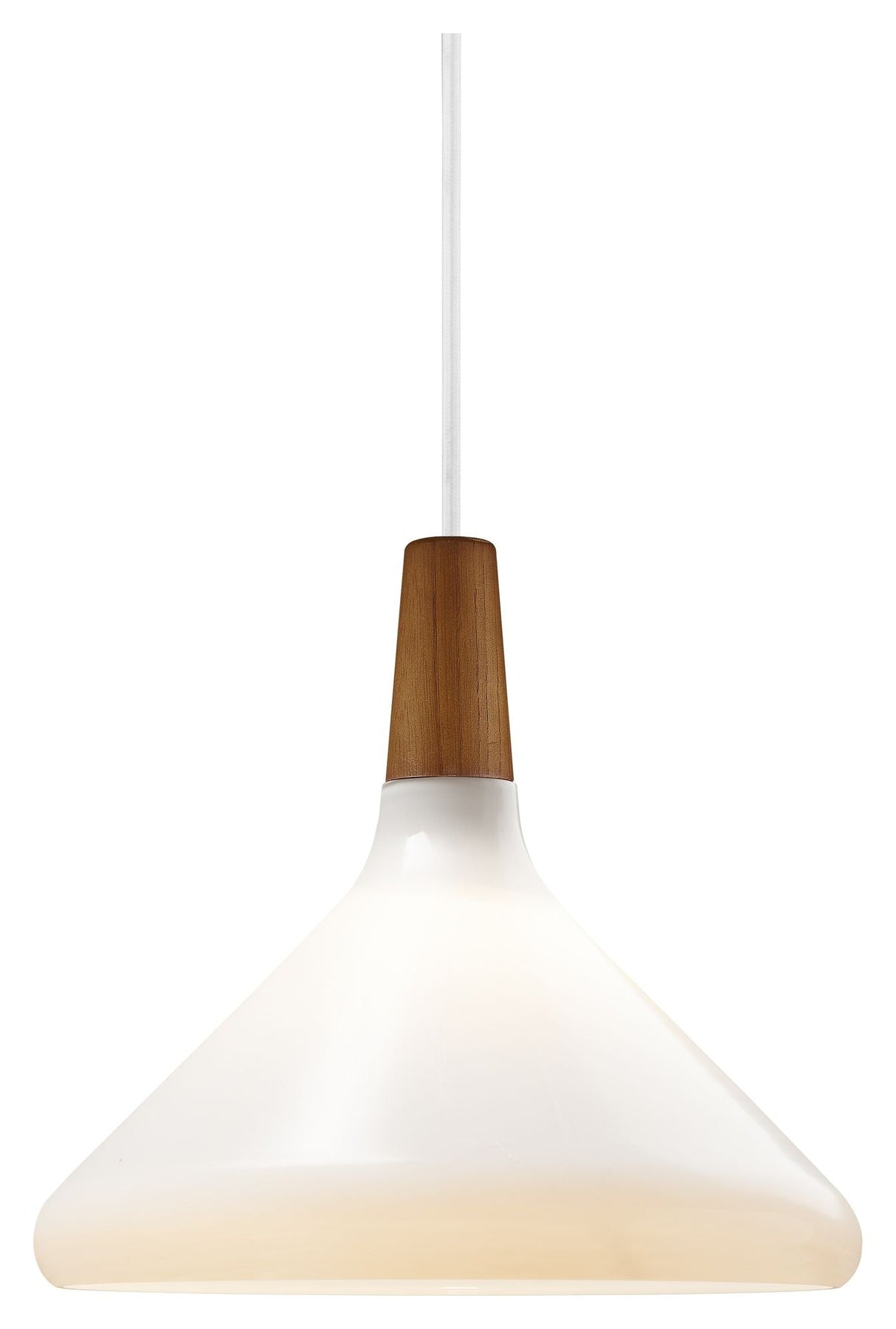 dftp Nori 27 Pendant luminaire, white glass