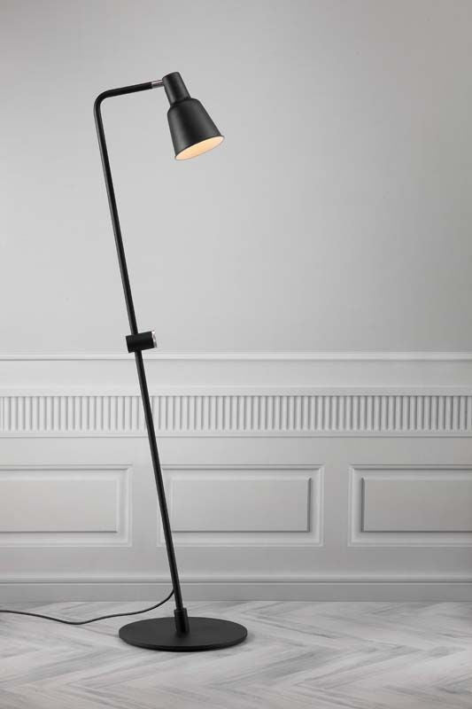 dftp Patton Floor Lamp, Black