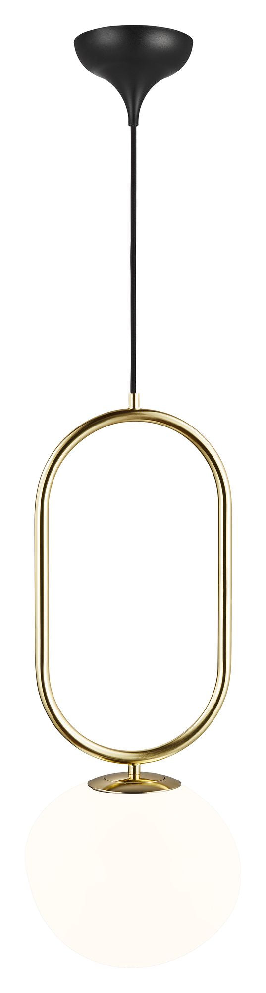 dftp Shapes 22 Pendant, Brass Glass