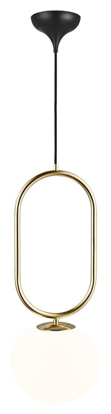 dftp Shapes 22 Pendant, Brass Glass