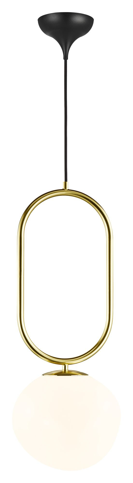 dftp Shapes 22 Pendant, Brass Glass