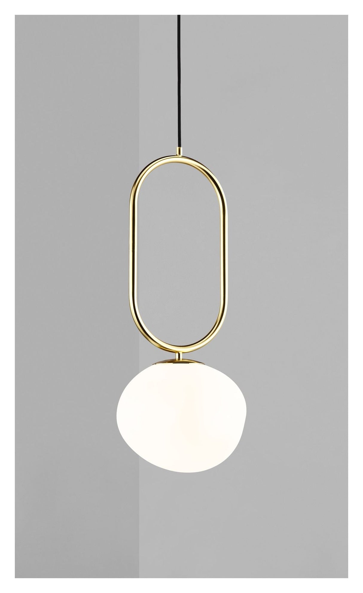 dftp Shapes 22 Pendant, Brass Glass