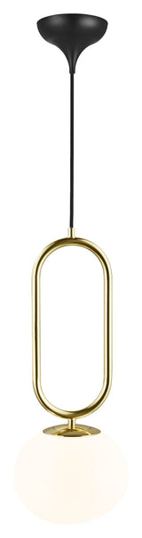 dftp Shapes 27 Pendant, Brass Glass