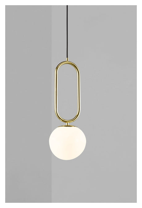 dftp Shapes 27 Pendant, Brass Glass