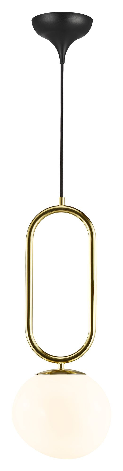 dftp Shapes 27 Pendant, Brass Glass