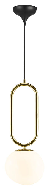 dftp Shapes 27 Pendant, Brass Glass