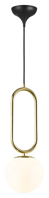 dftp Shapes 27 Pendant, Brass Glass