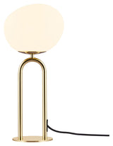 dftp Shapes Table Lamp Brass Glass