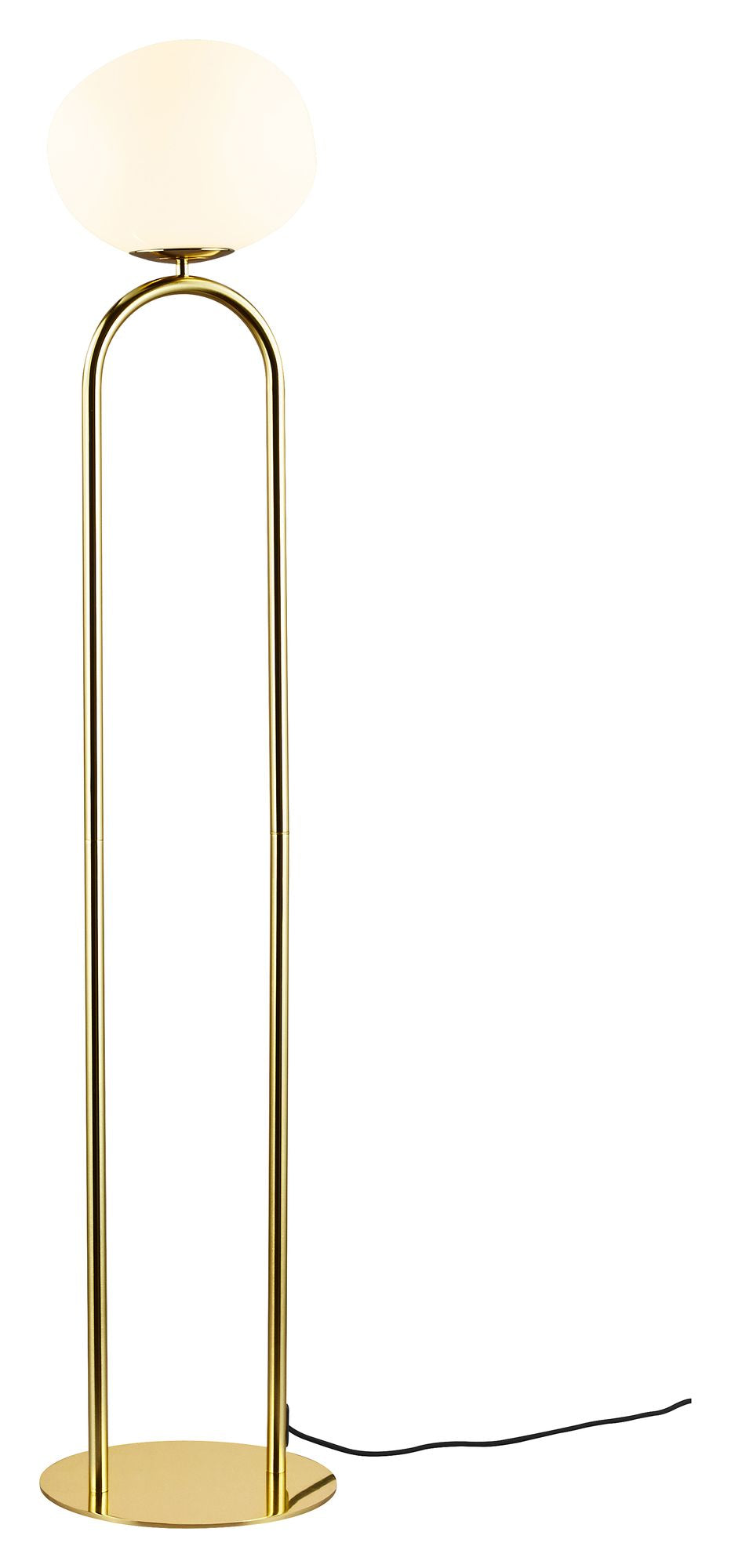 dftp Shapes Floor Lamp Brass Glass