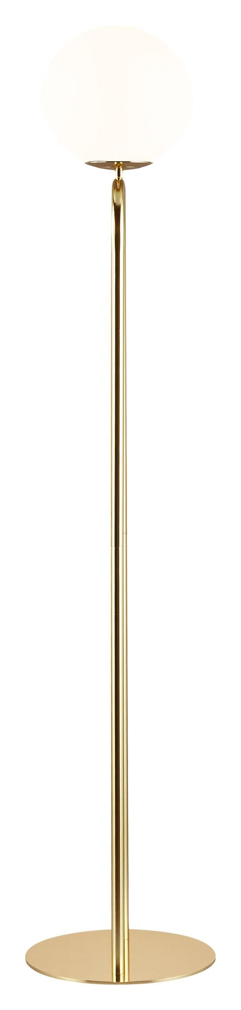 dftp Shapes Floor Lamp Brass Glass