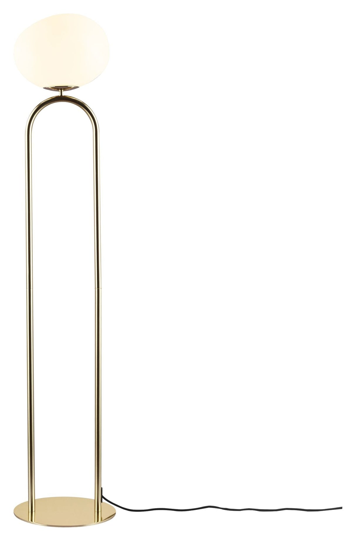 dftp Shapes Floor Lamp Brass Glass