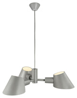 dftp Stay Pendant luminaire, gray aluminum