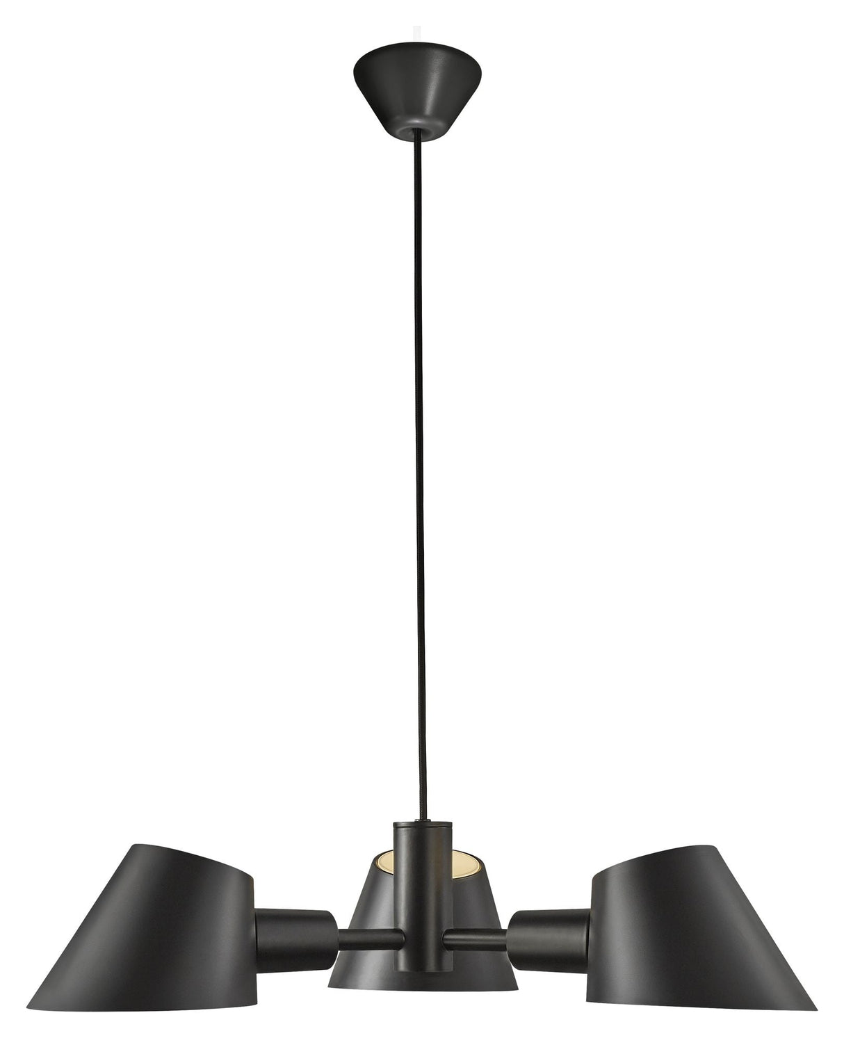 dftp Stay Pendant luminaire, black aluminum