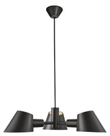 dftp Stay Pendant luminaire, black aluminum