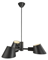 dftp Stay Pendant luminaire, black aluminum