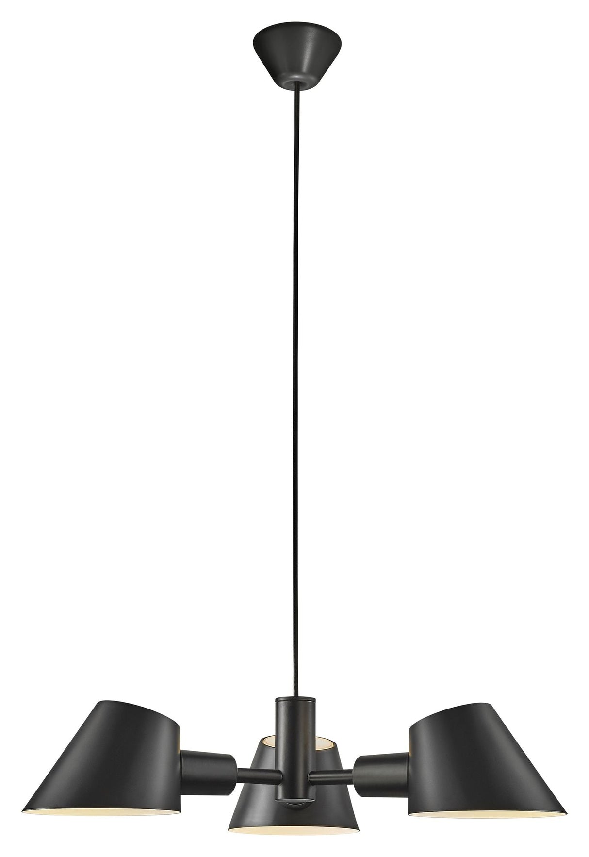 dftp Stay Pendant luminaire, black aluminum