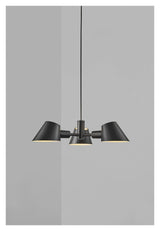 dftp Stay Pendant luminaire, black aluminum