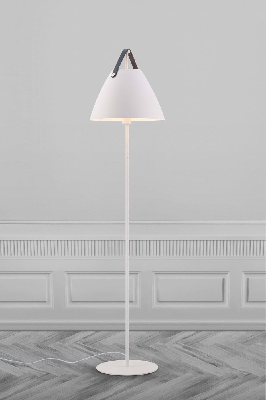 dftp Strap Floor Lamp, White