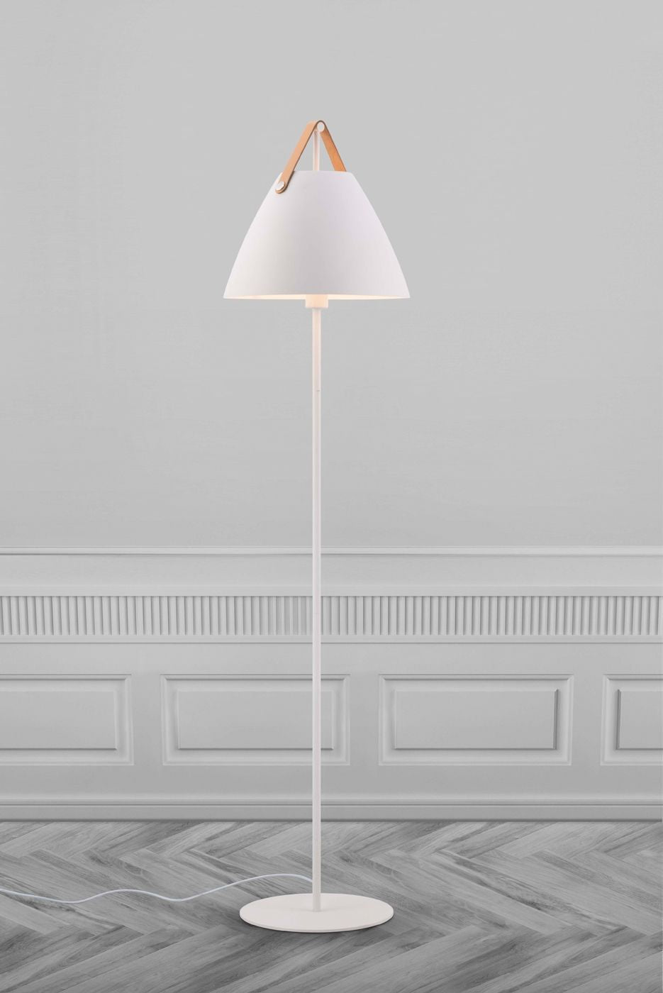 dftp Strap Floor Lamp, White