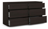 Nova Chest - Brown w/6 drawers