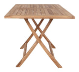 Oviedo Garden table in teak 120x80