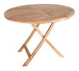 Oviedo Garden table in teak Ø100