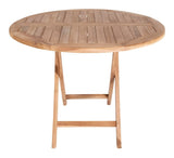 Oviedo Garden table in teak Ø100