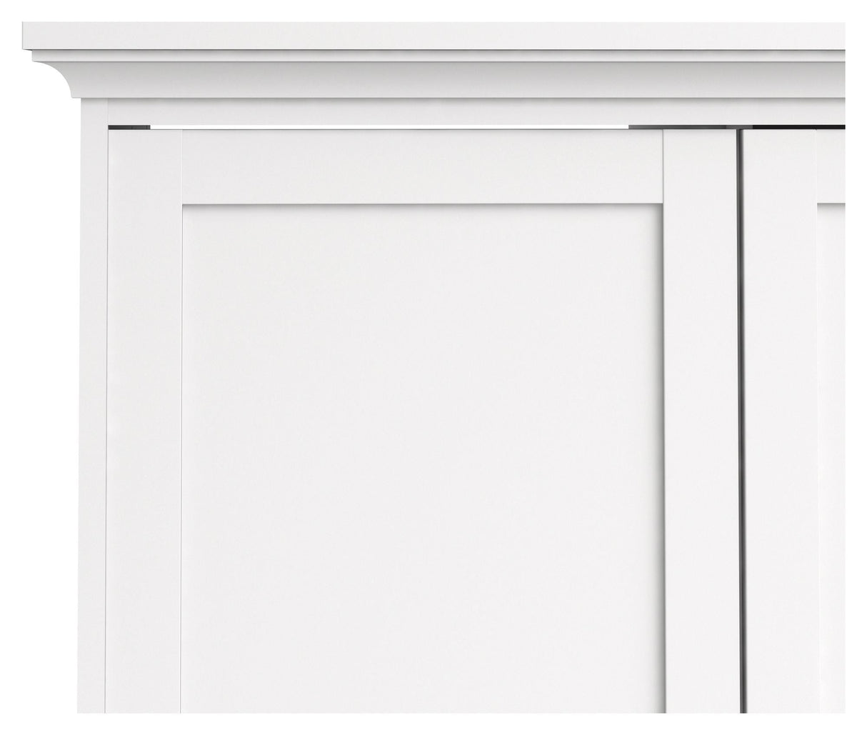 Paris Wardrobe with 4 doors and 2 drawers, 200x181, White