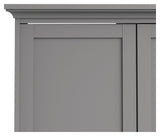 Paris Wardrobe 200x181 - Matte gray