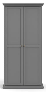 Paris Wardrobe 200x96 - Matte gray