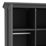 Paris Wardrobe 200x96 - Matte gray