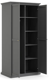 Paris Wardrobe 200x96 - Matte gray