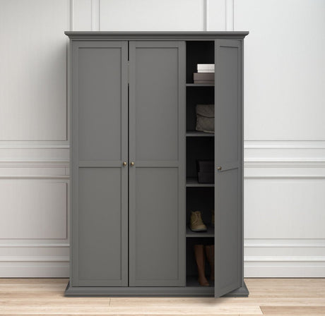 Paris Wardrobe 200x138 - Matte gray