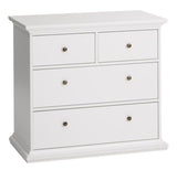 Paris Chest w. 4 drawers - White