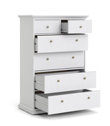 Paris Chest w. 6 drawers - White