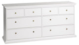 Paris Chest w. 8 drawers - White