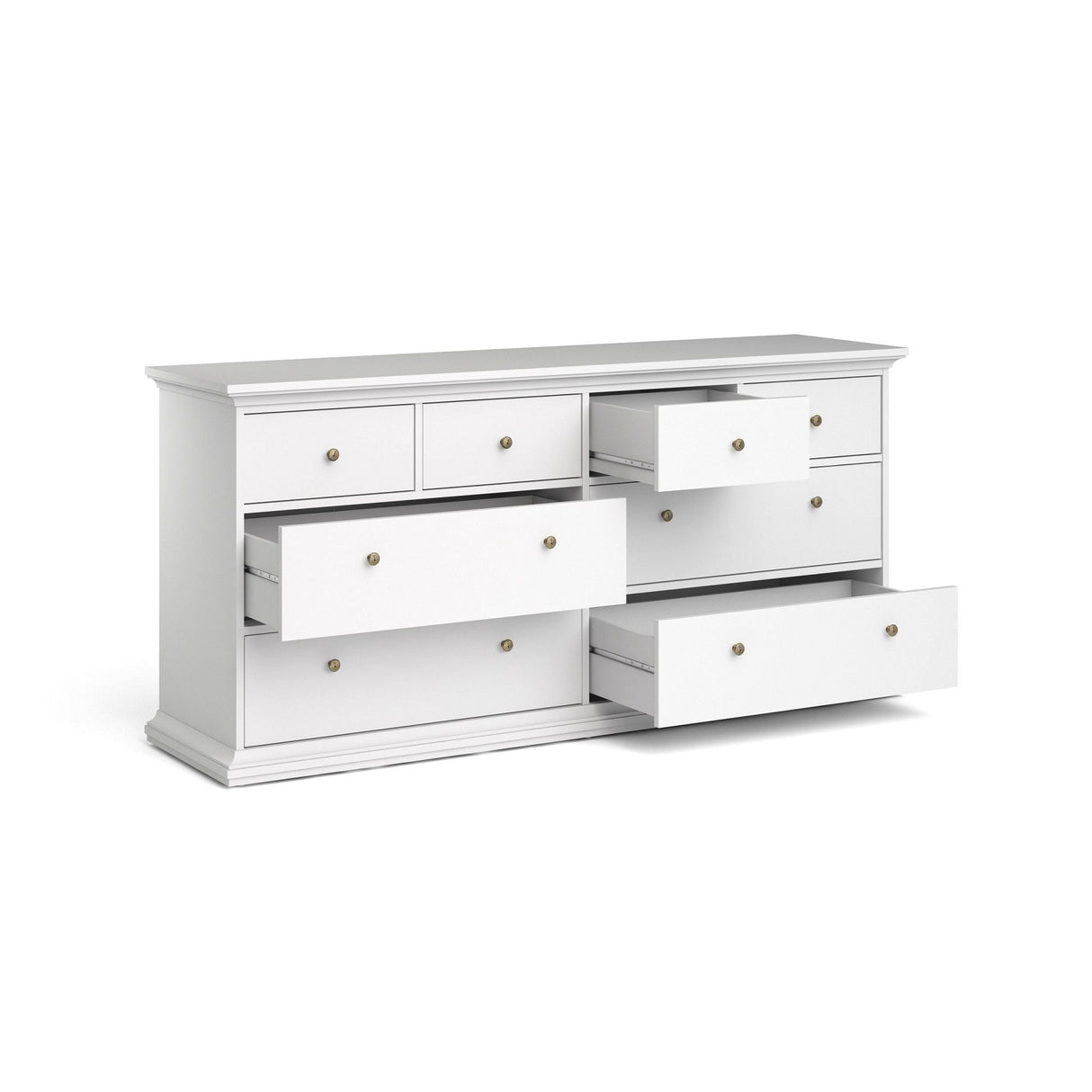 Paris Chest w. 8 drawers - White