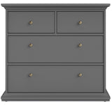 Paris Chest of drawers 48x96 - Matte gray