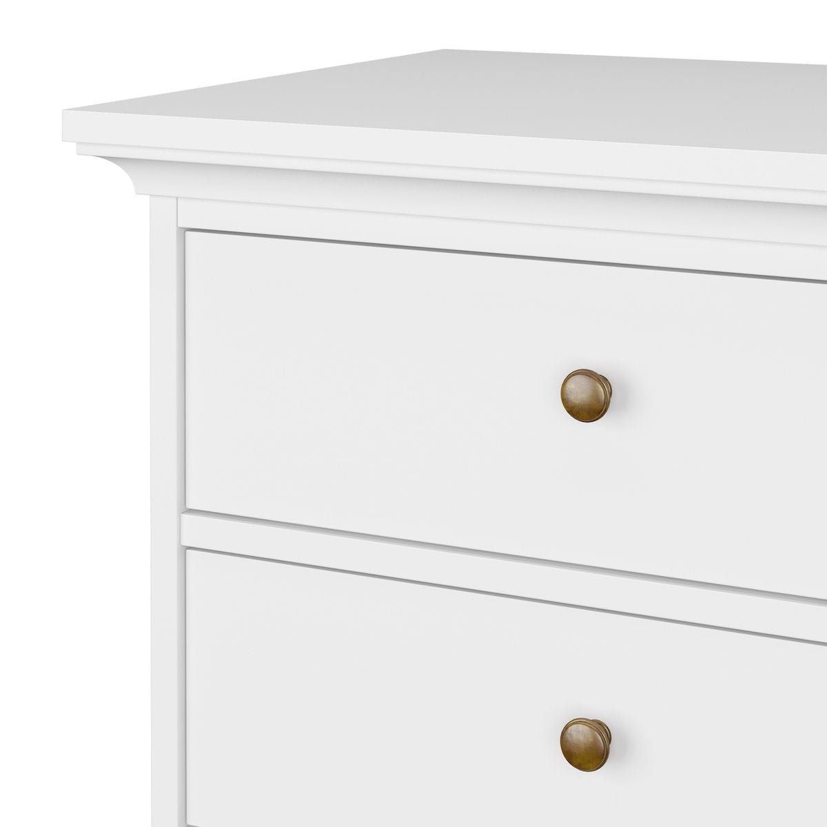 Paris Chest w. 5 drawers - White