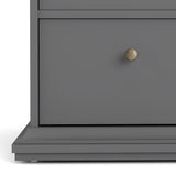 Paris Chest w. 6 drawers - Matte gray