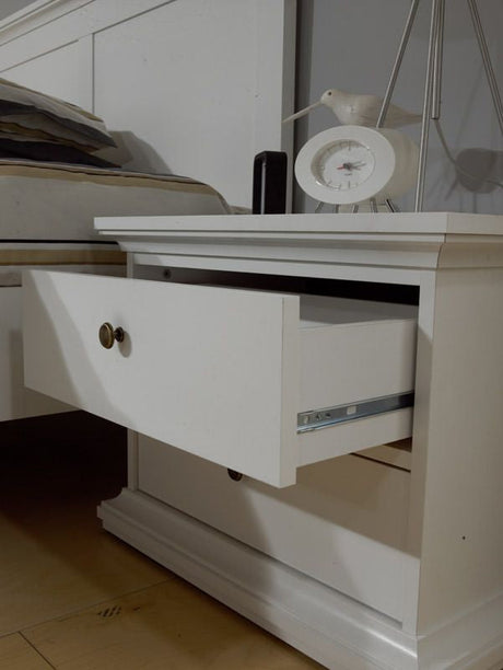 Paris Bedside table - White H:49