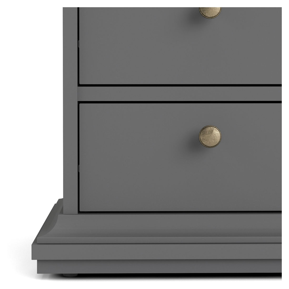 Paris Bedside table - Mat gray