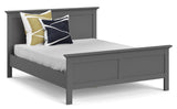 Paris Bed frame 160x200 - Matte gray