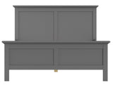 Paris Bed frame 160x200 - Matte gray