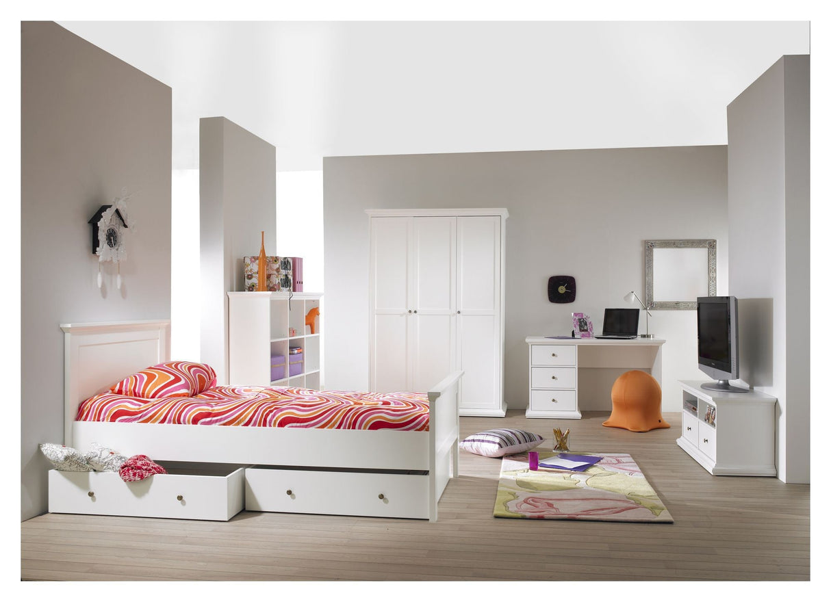 Paris Bed Drawer - White